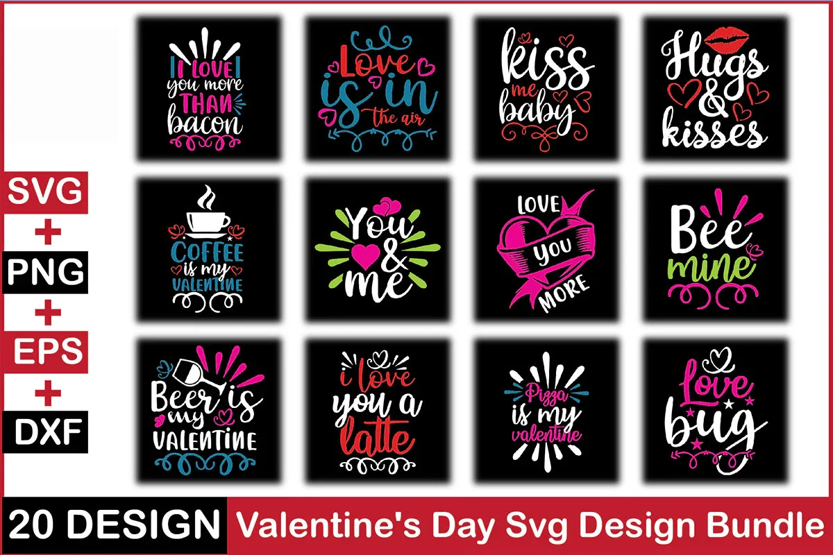 Valentine's Day SVG Bundle - Image 3