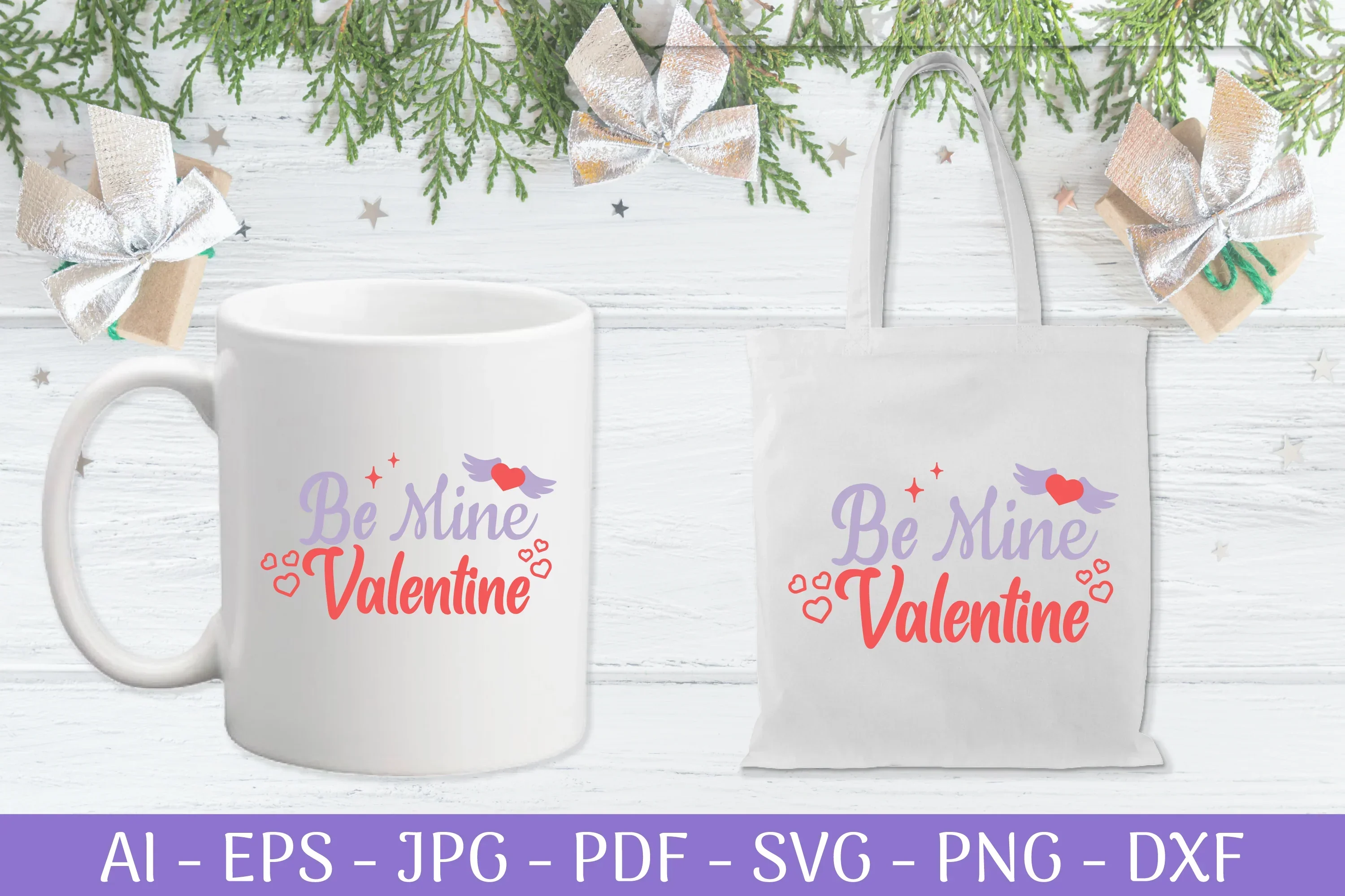 Valentine's Day SVG Bundle: 2321 Sign Designs - Image 2