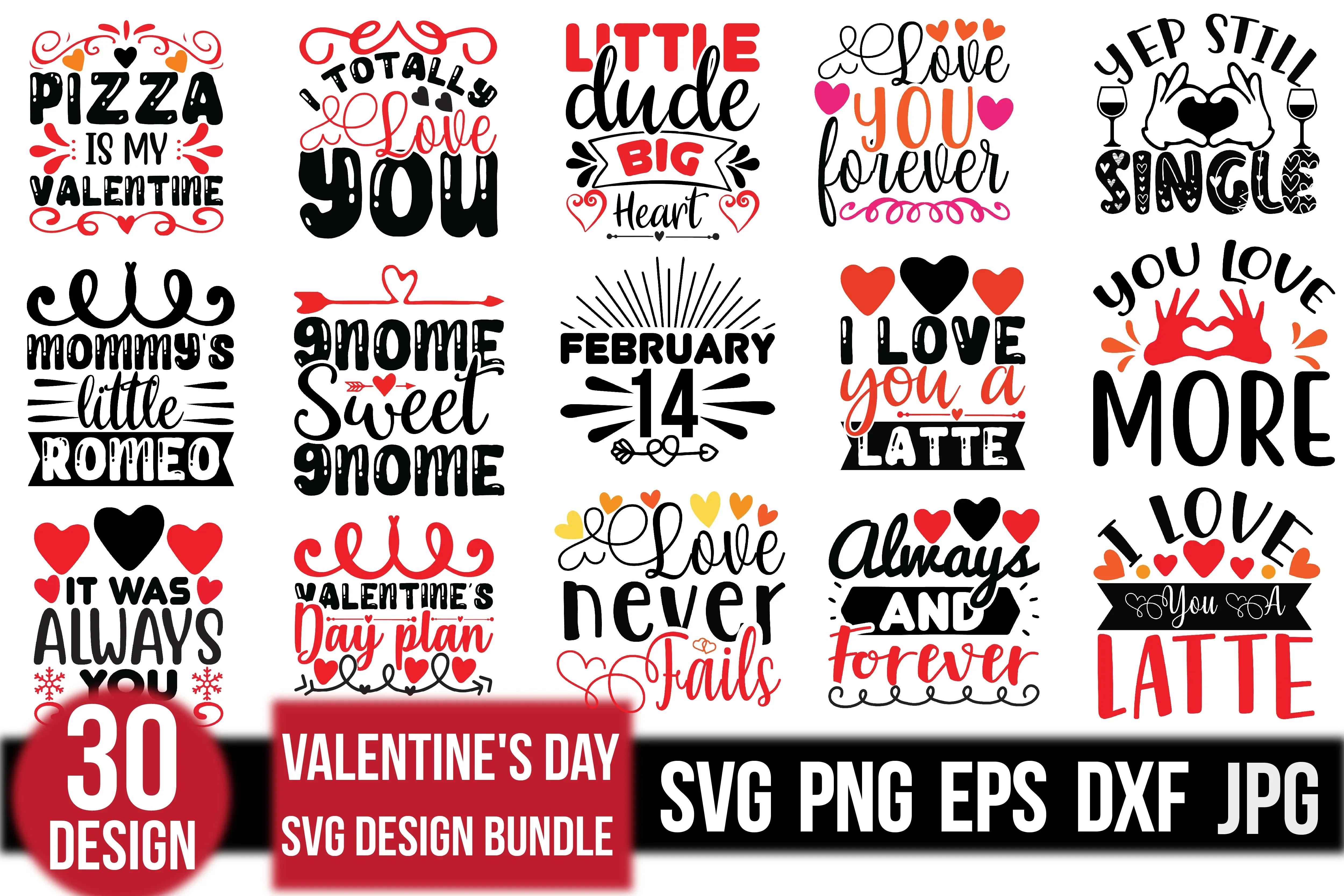 Valentine's Day SVG Bundle - Image 2