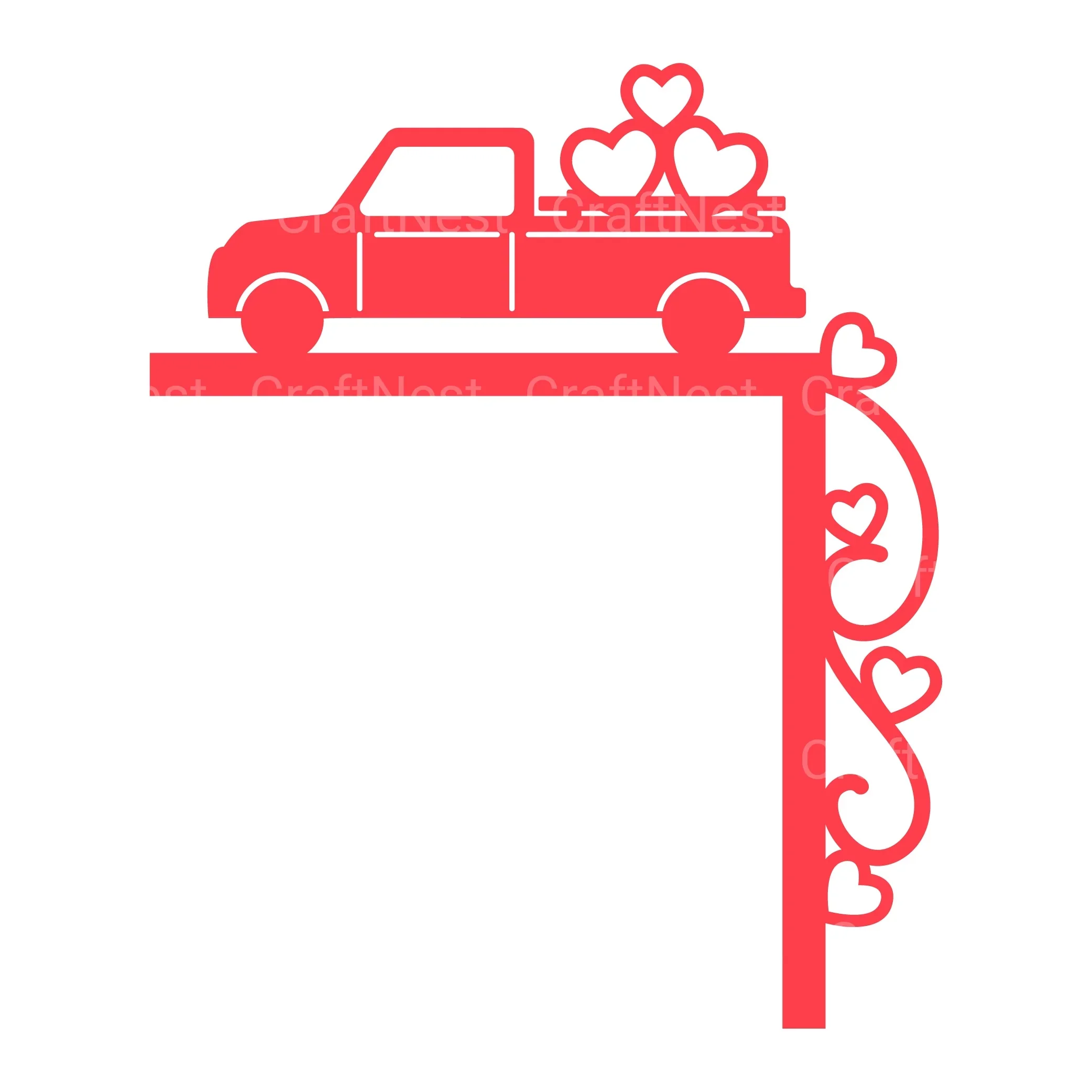 Valentine's Door Corner SVG Bundle - Image 4