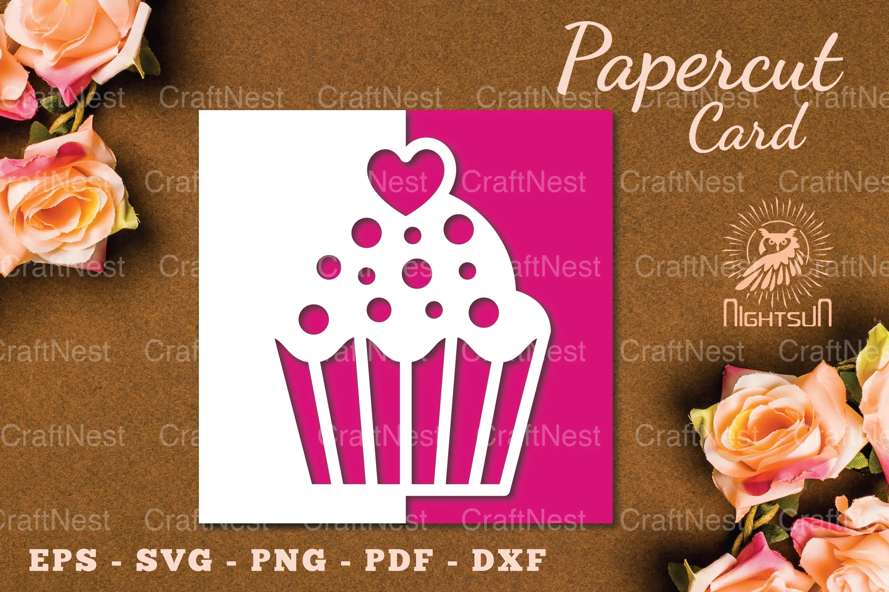 Valentine's Papercut Card SVG Bundle