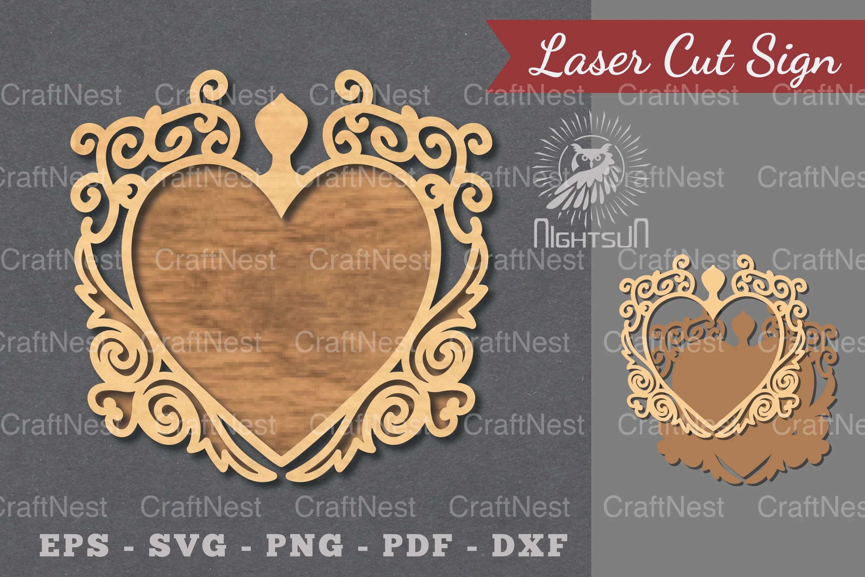 Victorian Laser Cut Sign Clipart Bundle