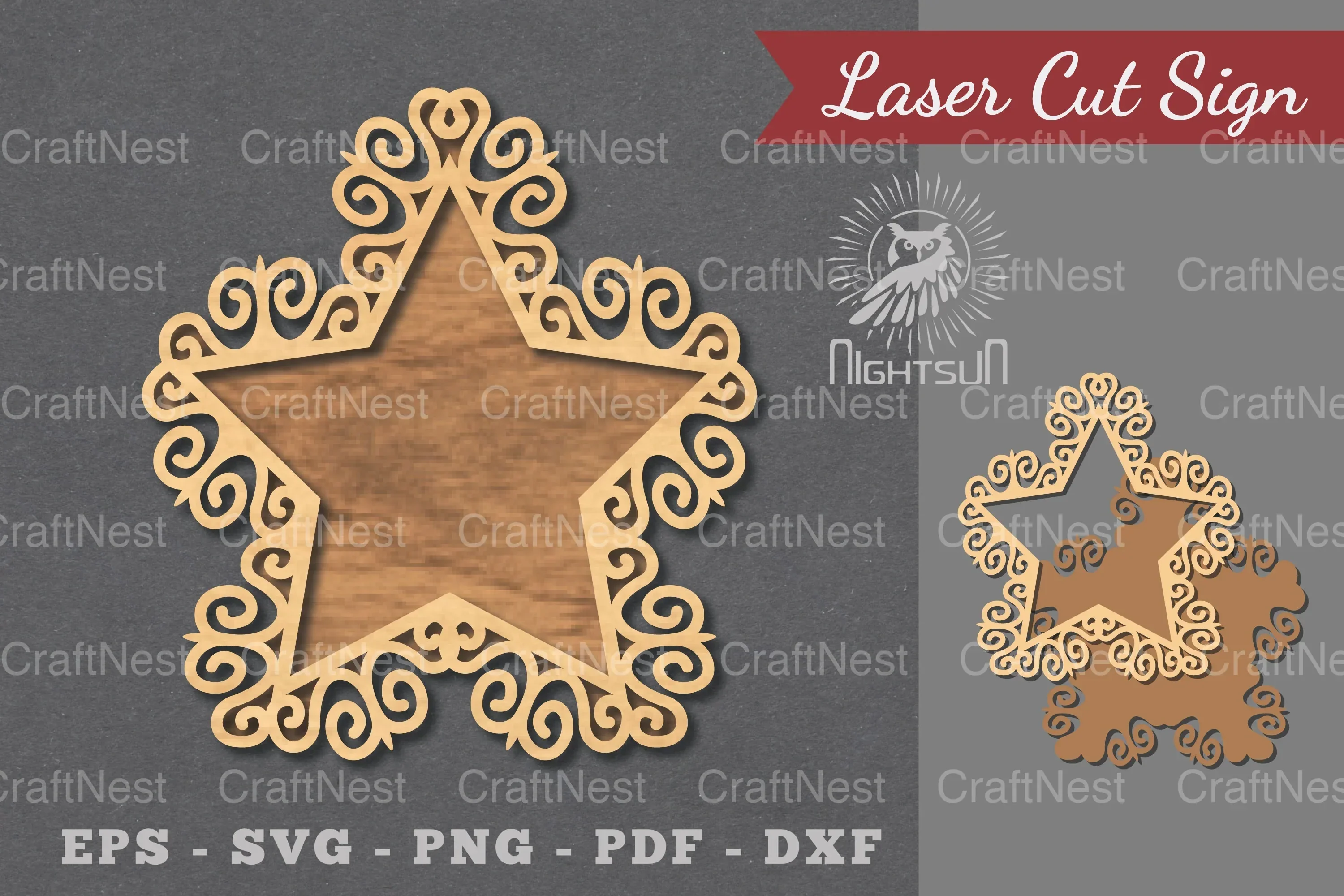 Victorian Laser Cut Sign Clipart Bundle