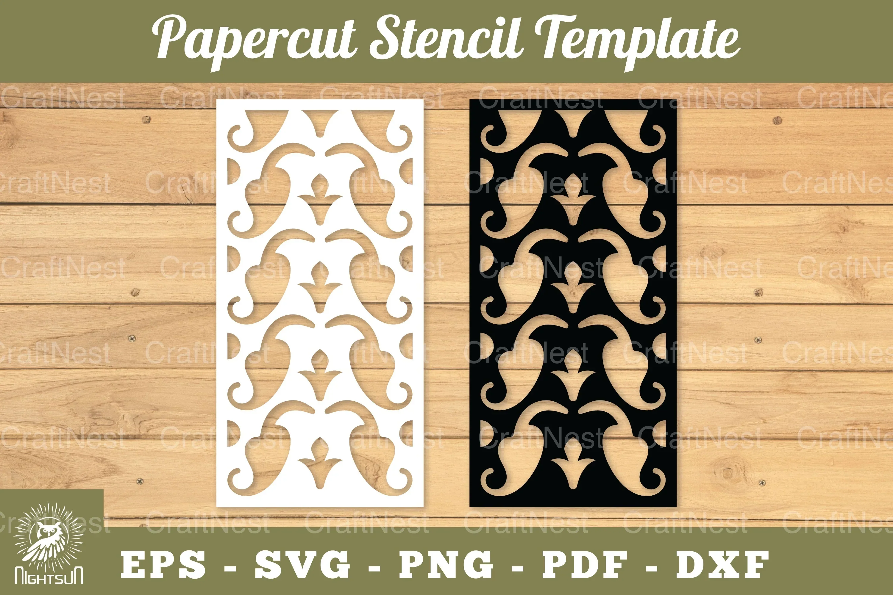 Victorian Paper Cut Stencil Clipart Bundle