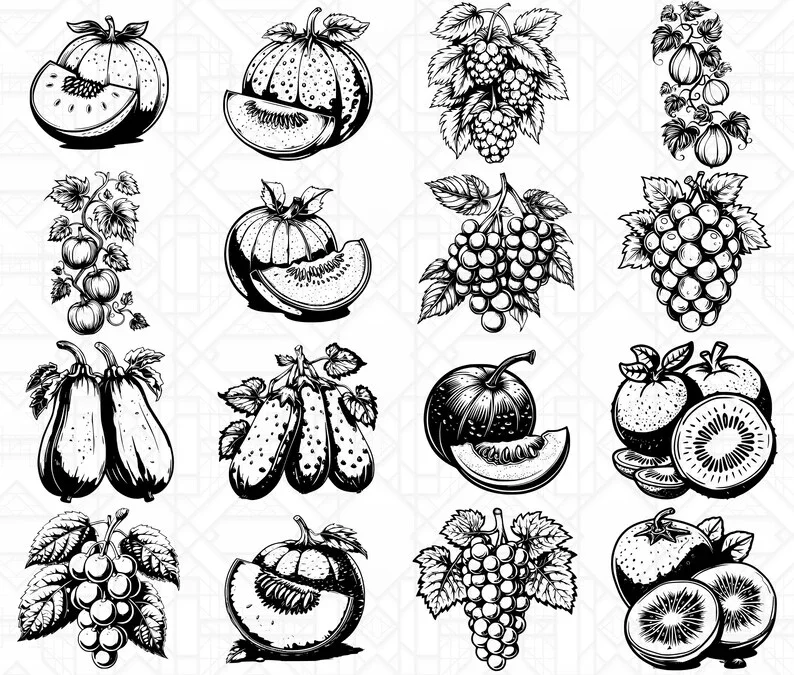 Vine Fruits SVG Bundle - Image 2