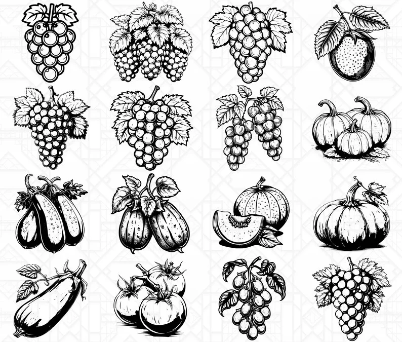 Vine Fruits SVG Bundle - Image 6