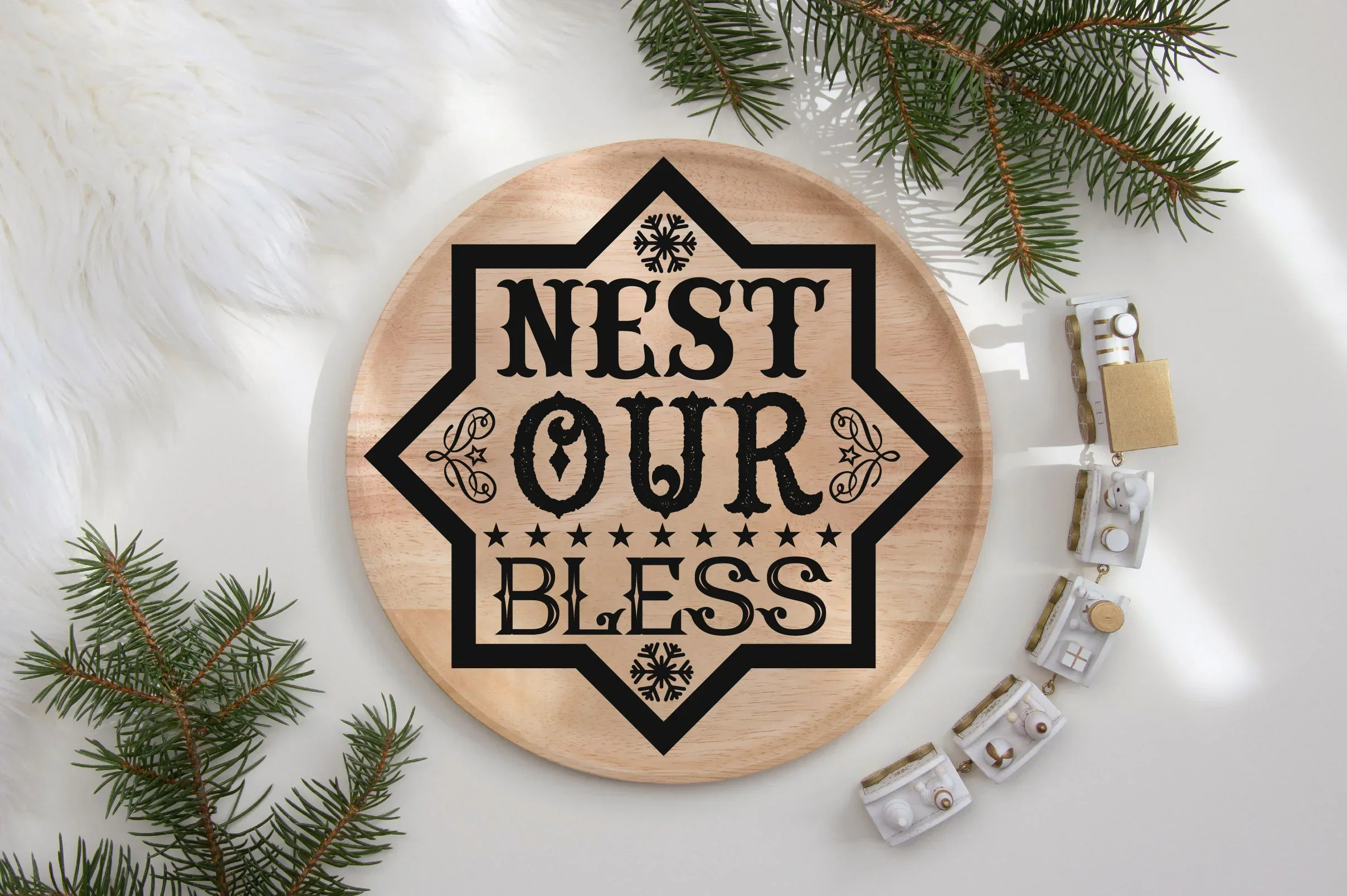 Vintage Christmas Sign SVG Bundle - Image 2