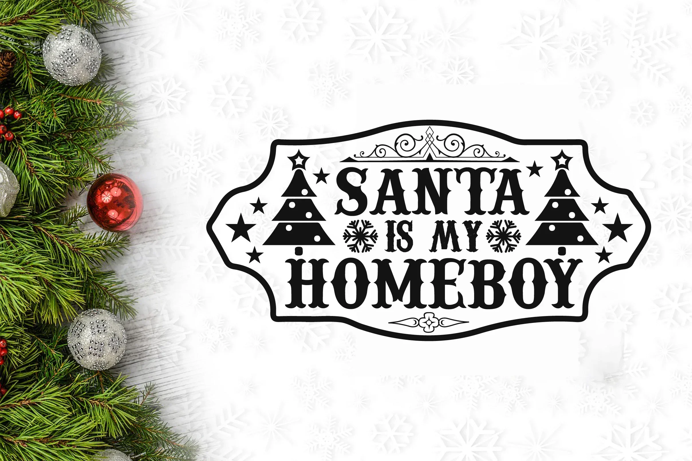 Vintage Christmas Sign SVG Bundle - Image 4
