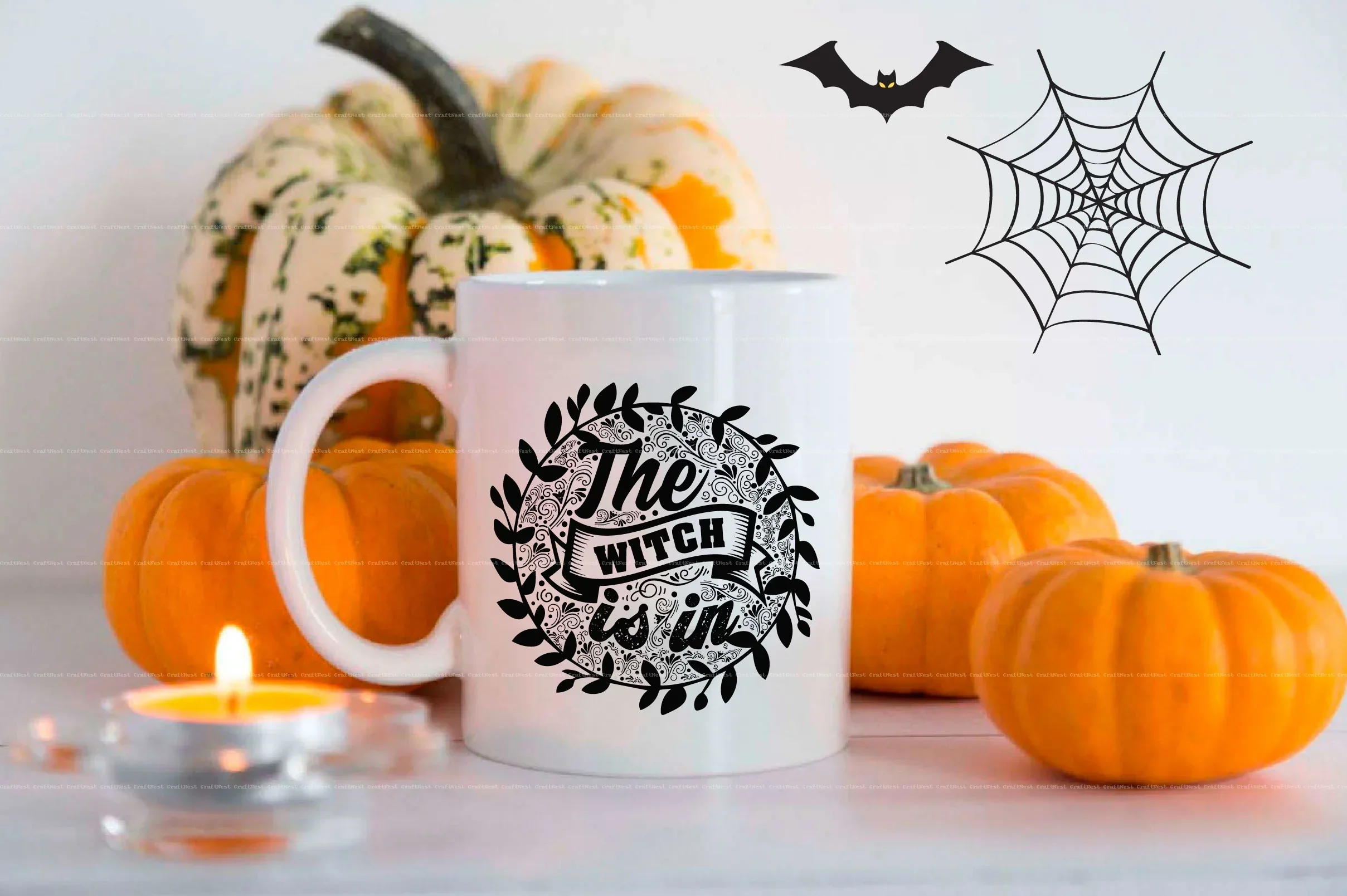 Vintage Halloween Design SVG Bundle - Image 11