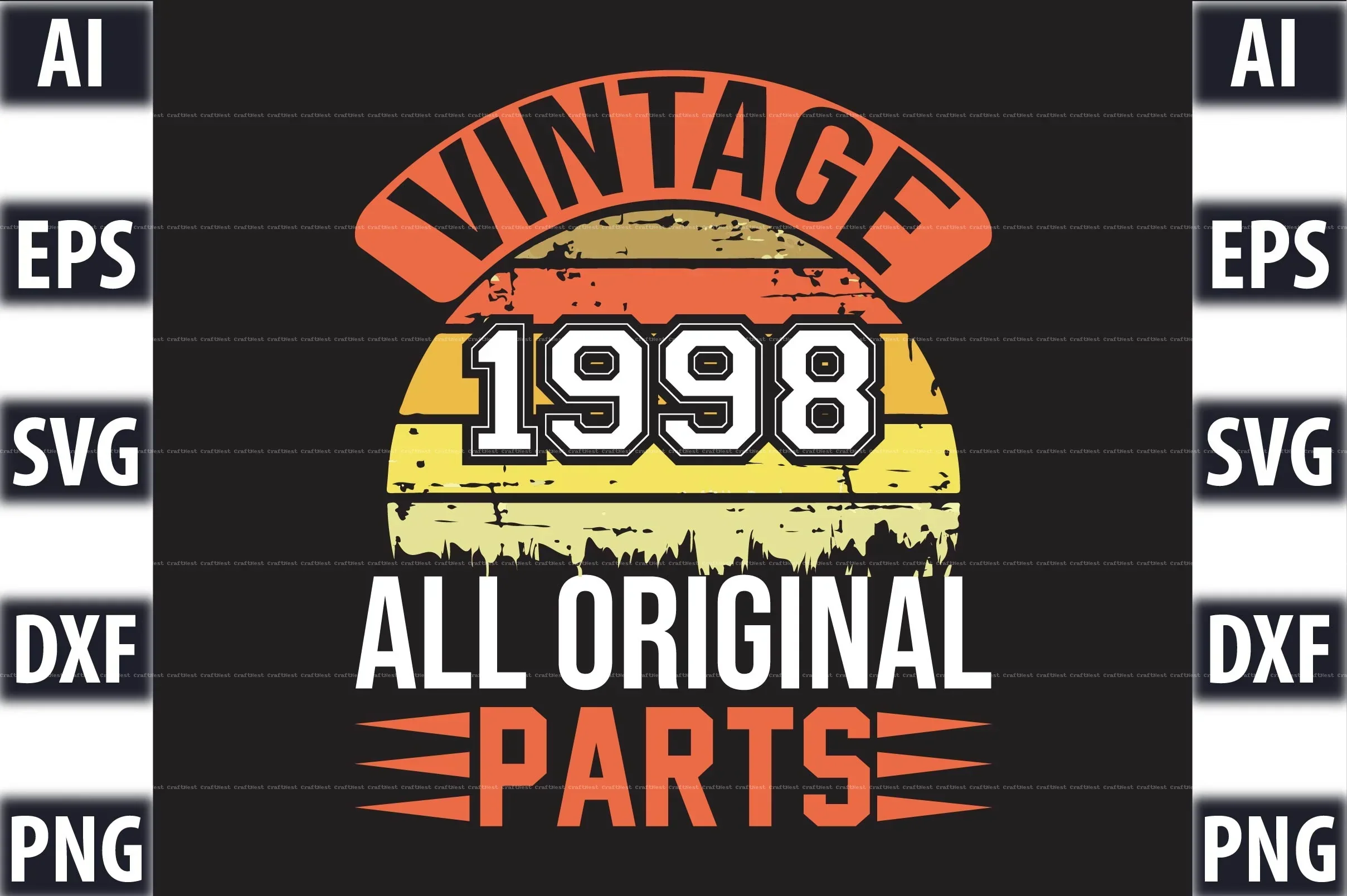 Vintage SVG Bundle 20/20 - Image 13