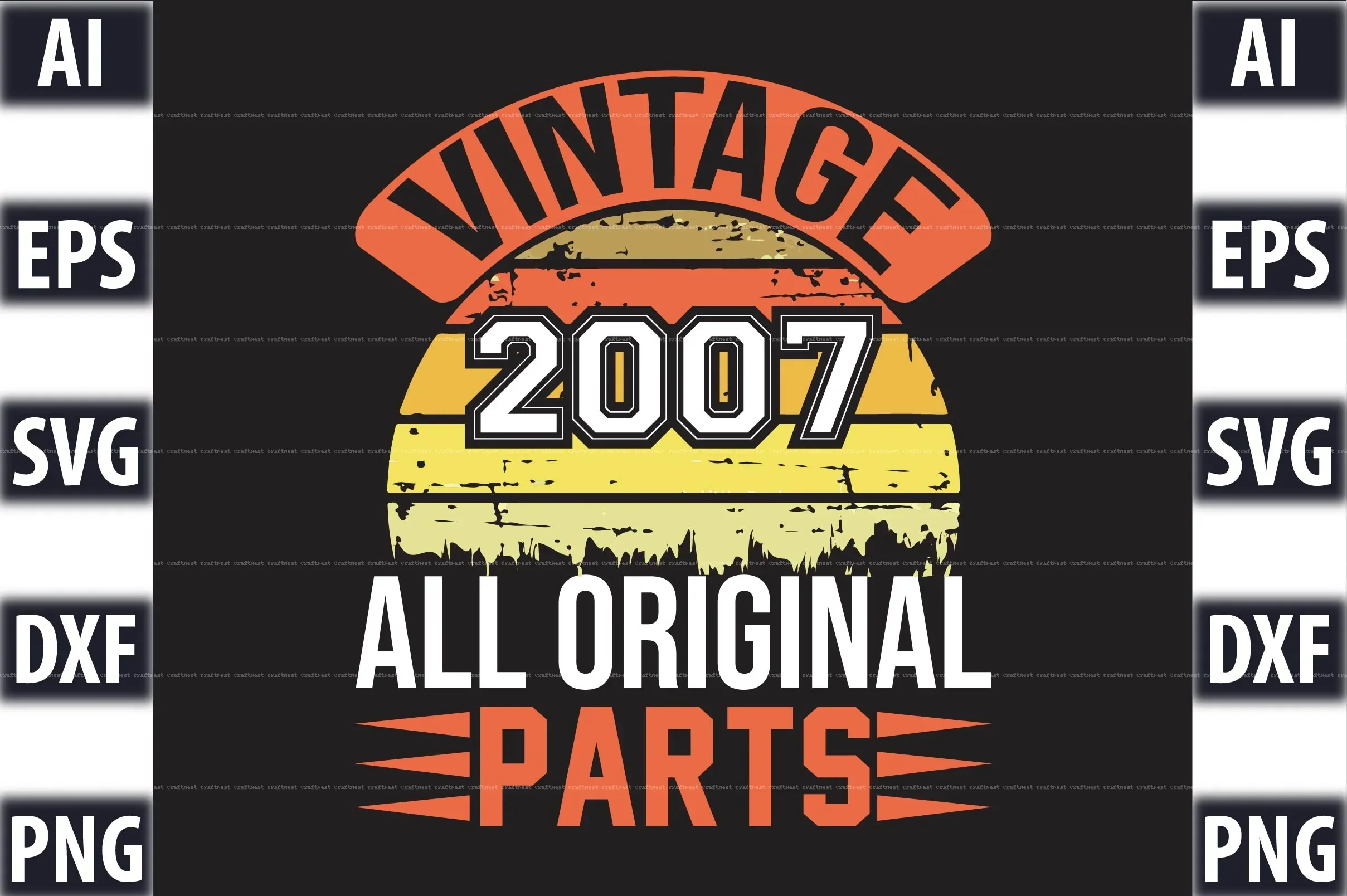 Vintage SVG Bundle 20/20 - Image 8