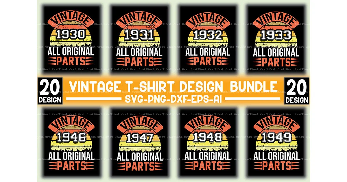 Vintage SVG Bundle