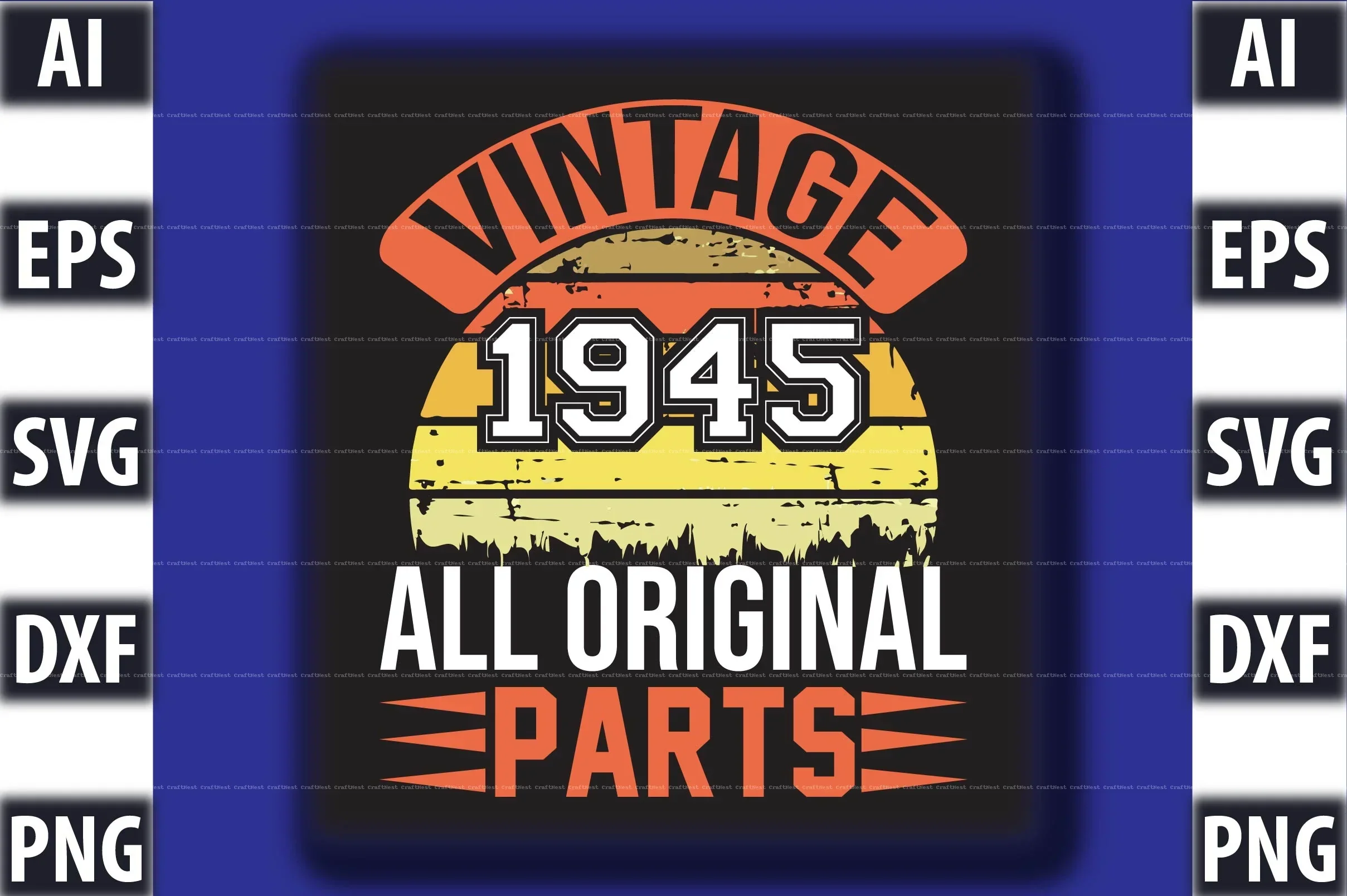 Vintage SVG Bundle - Image 3