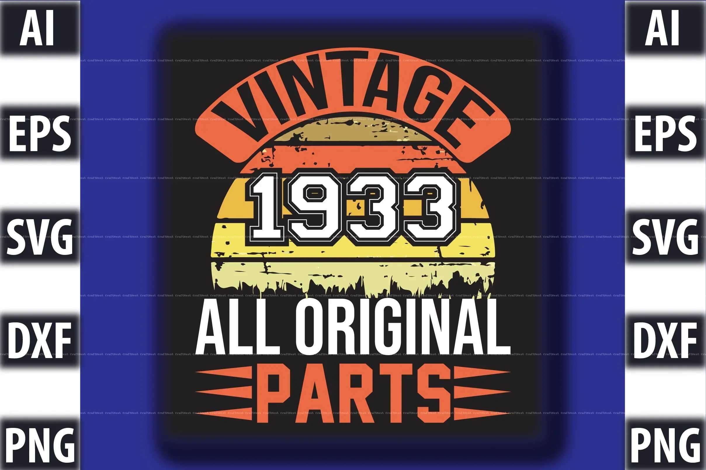 Vintage SVG Bundle - Image 6