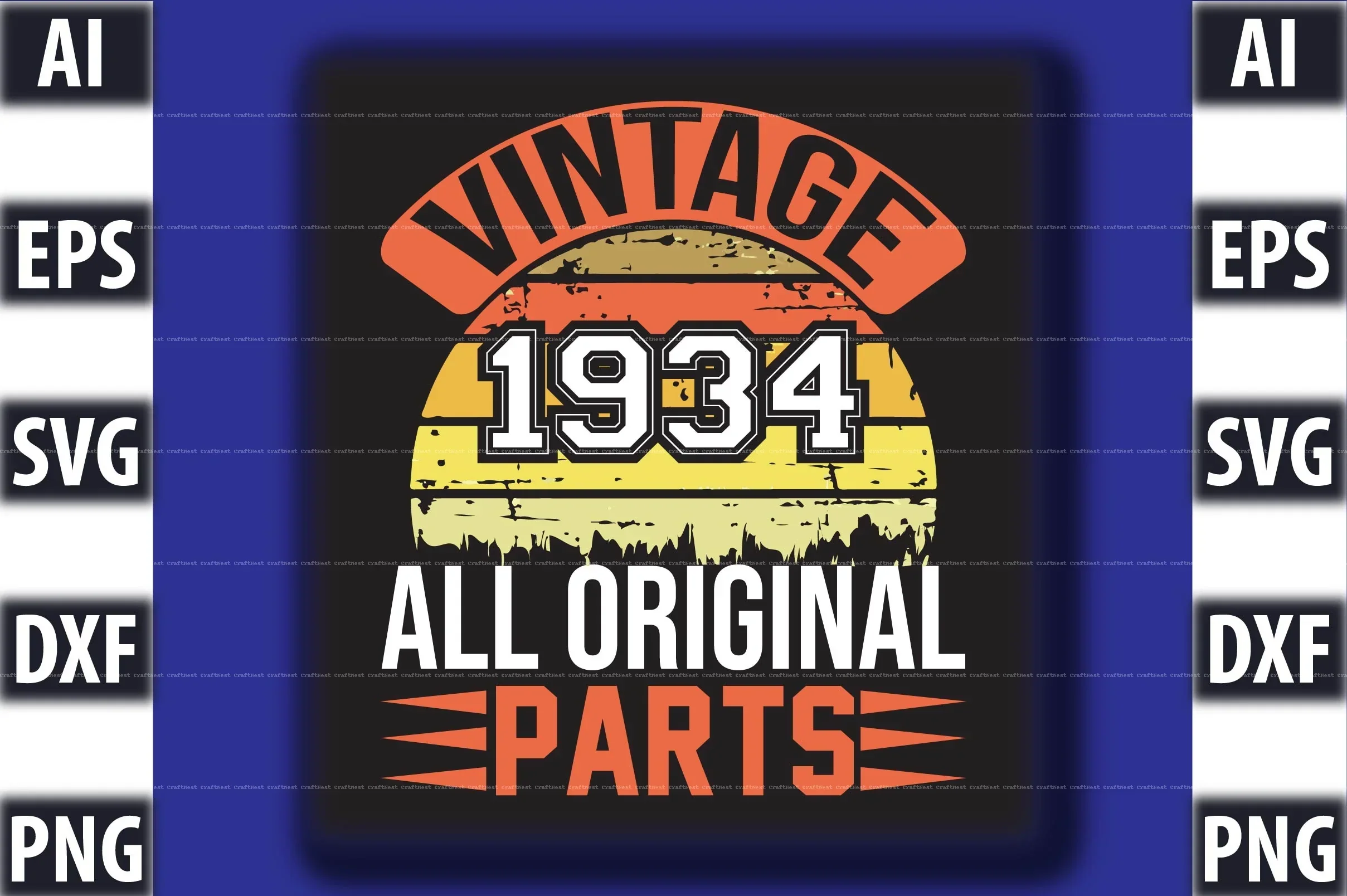 Vintage SVG Bundle - Image 9