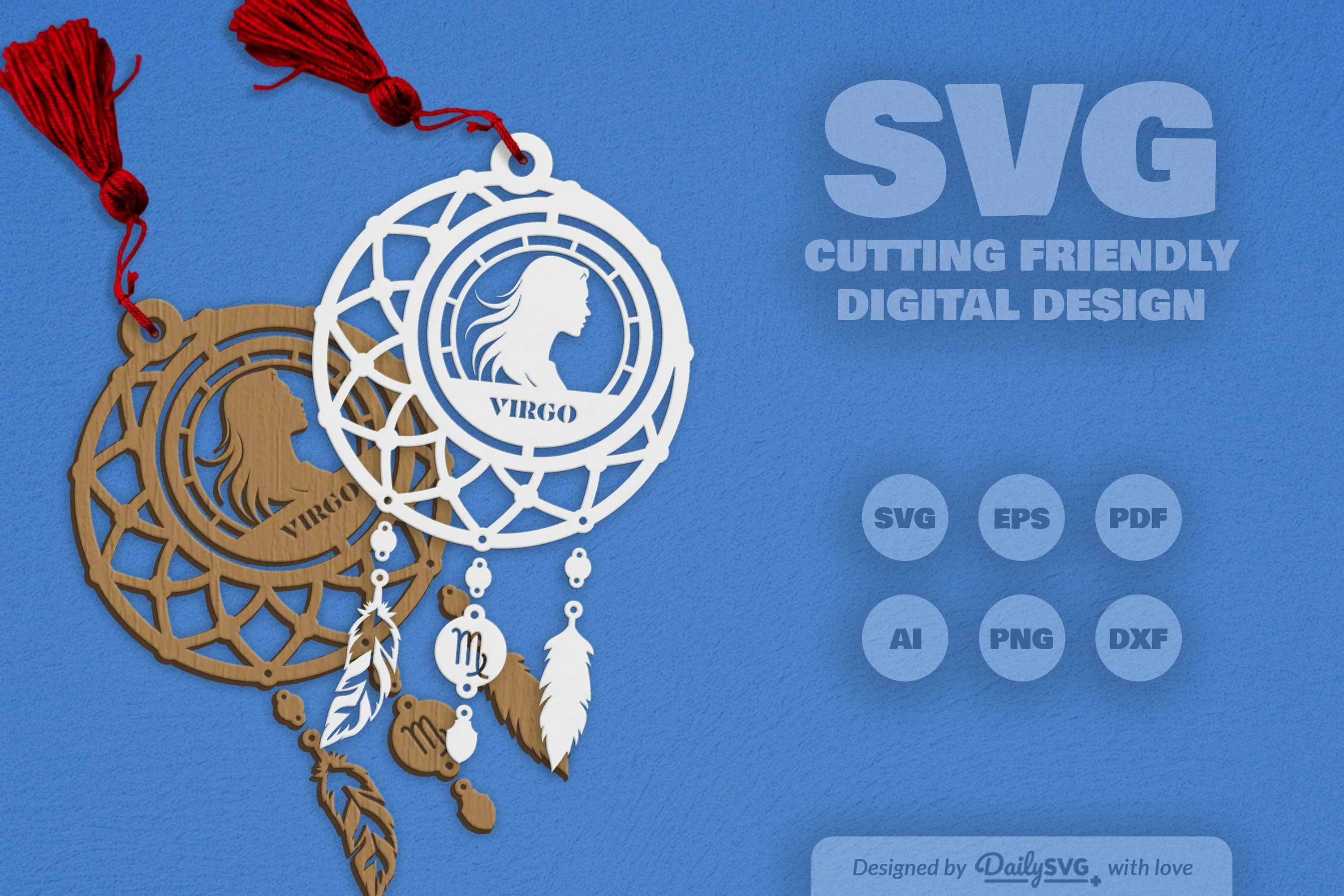 Virgo Dream Catcher Set SVG Bundle - Image 2