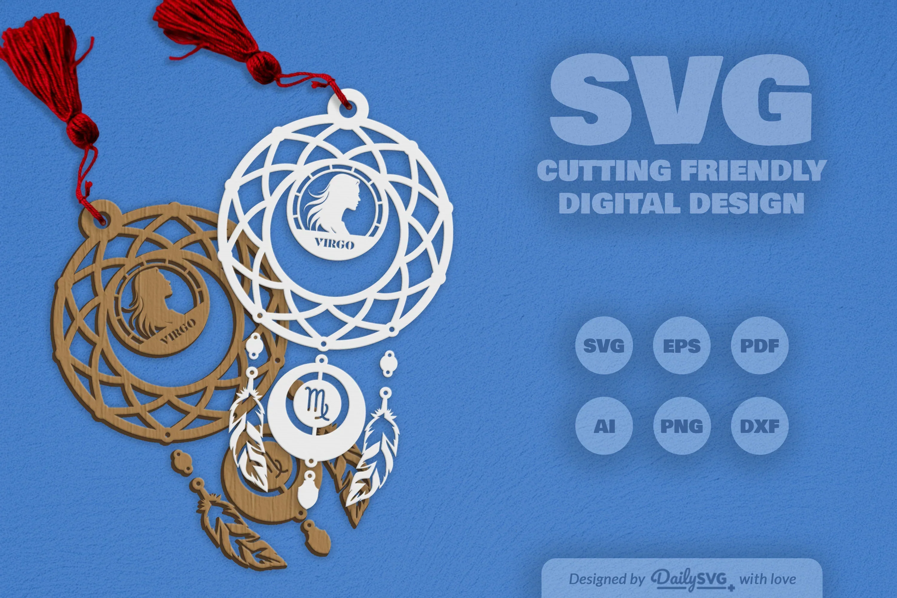 Virgo Dream Catcher Set SVG Bundle - Image 2