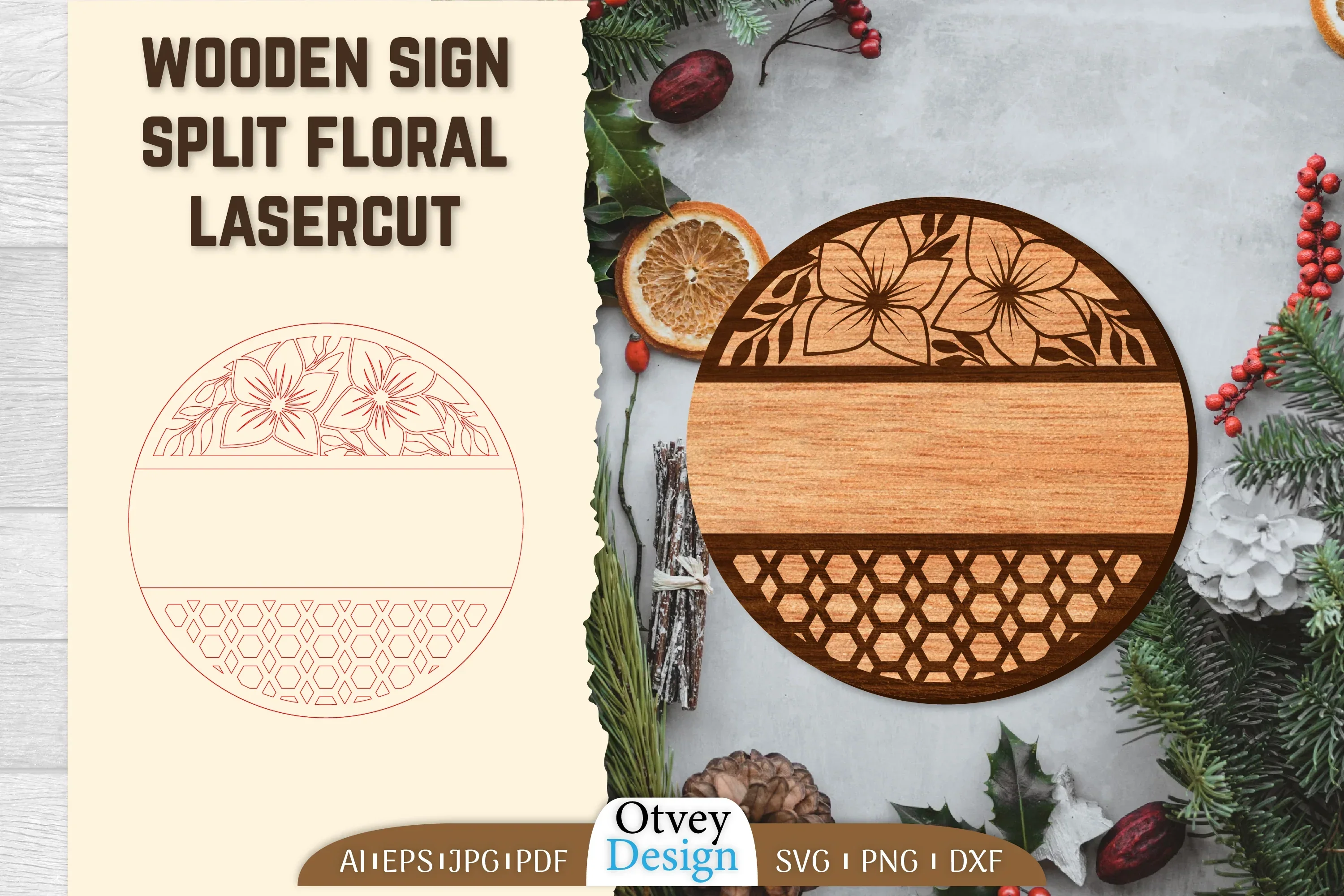 Welcome Ganging Wooden Sign SVG Bundle