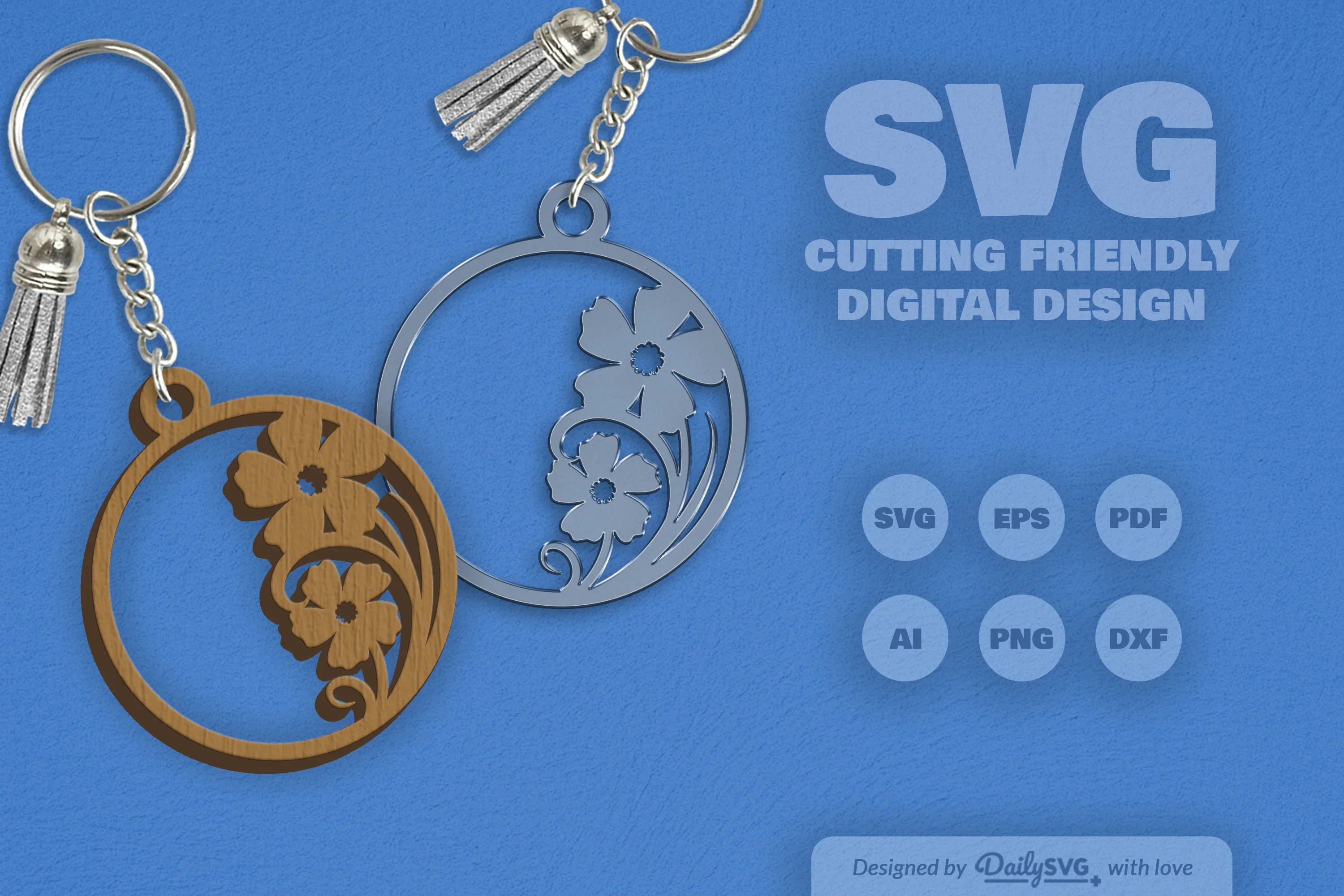 Wild Floral Round SVG Bundle - Image 2