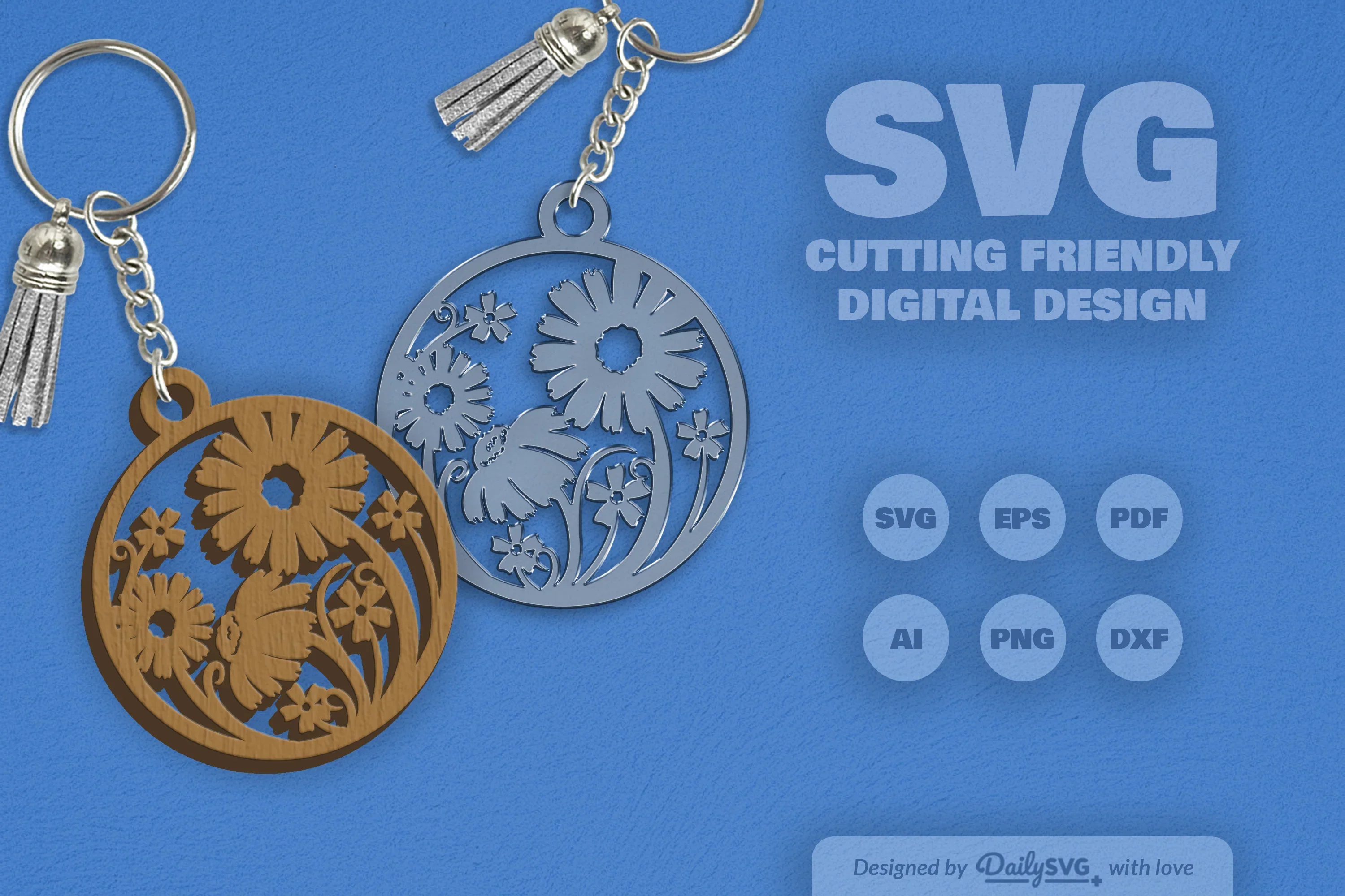 Wild Floral Round SVG Bundle - Image 2
