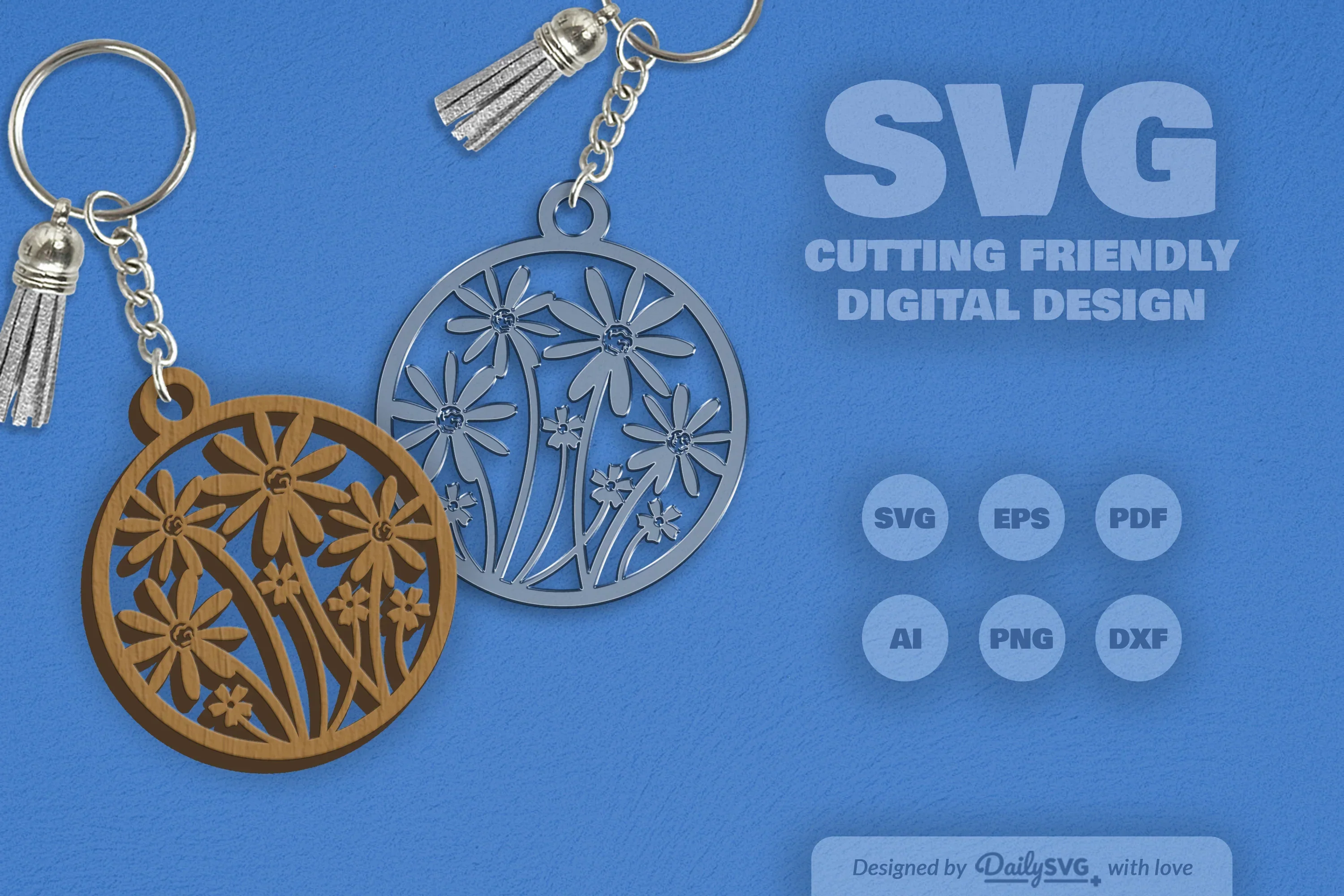 Wild Floral Round SVG Bundle - Image 2