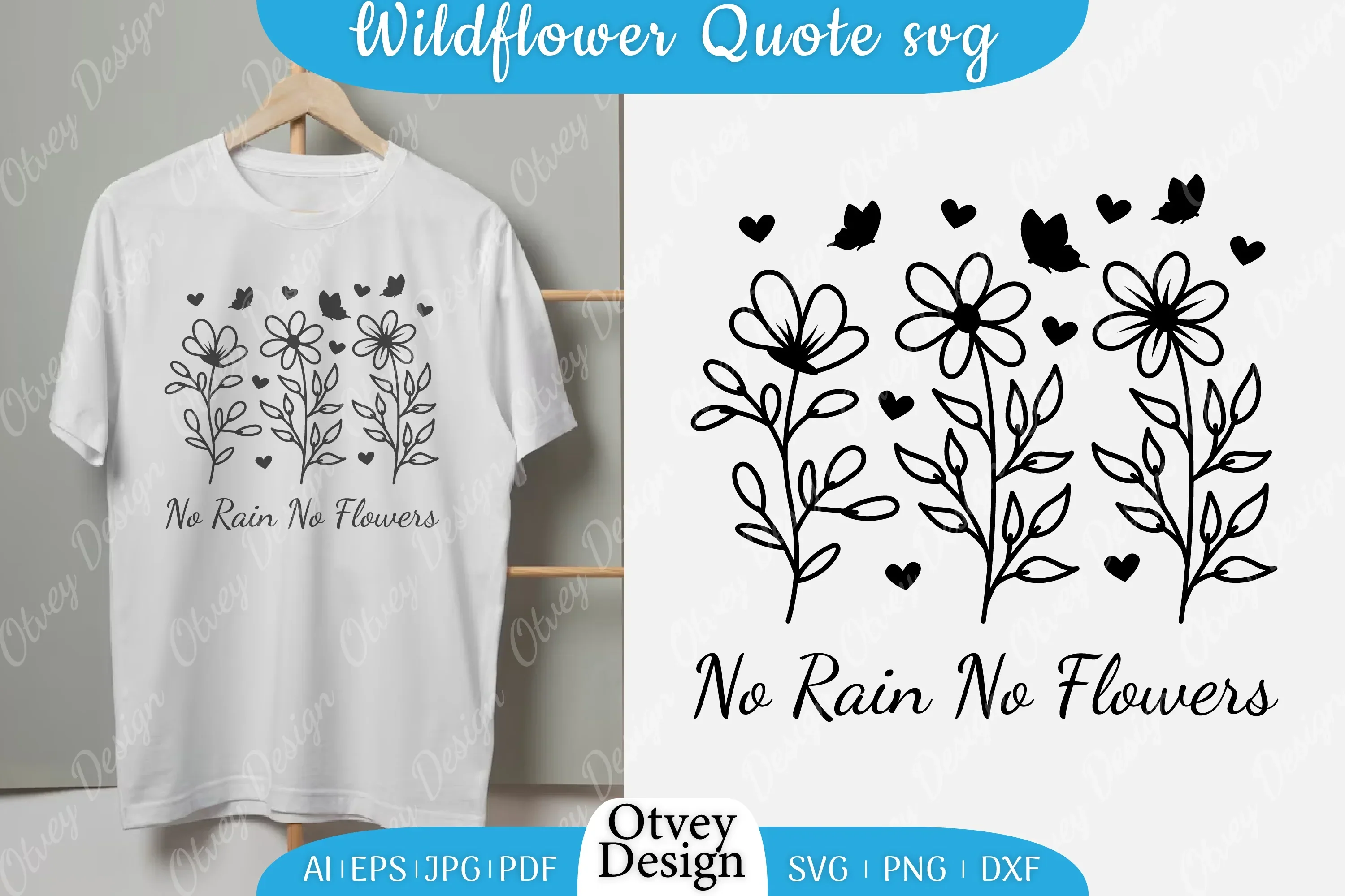 Wildflowers Quote Motivational Sayings SVG Bundle
