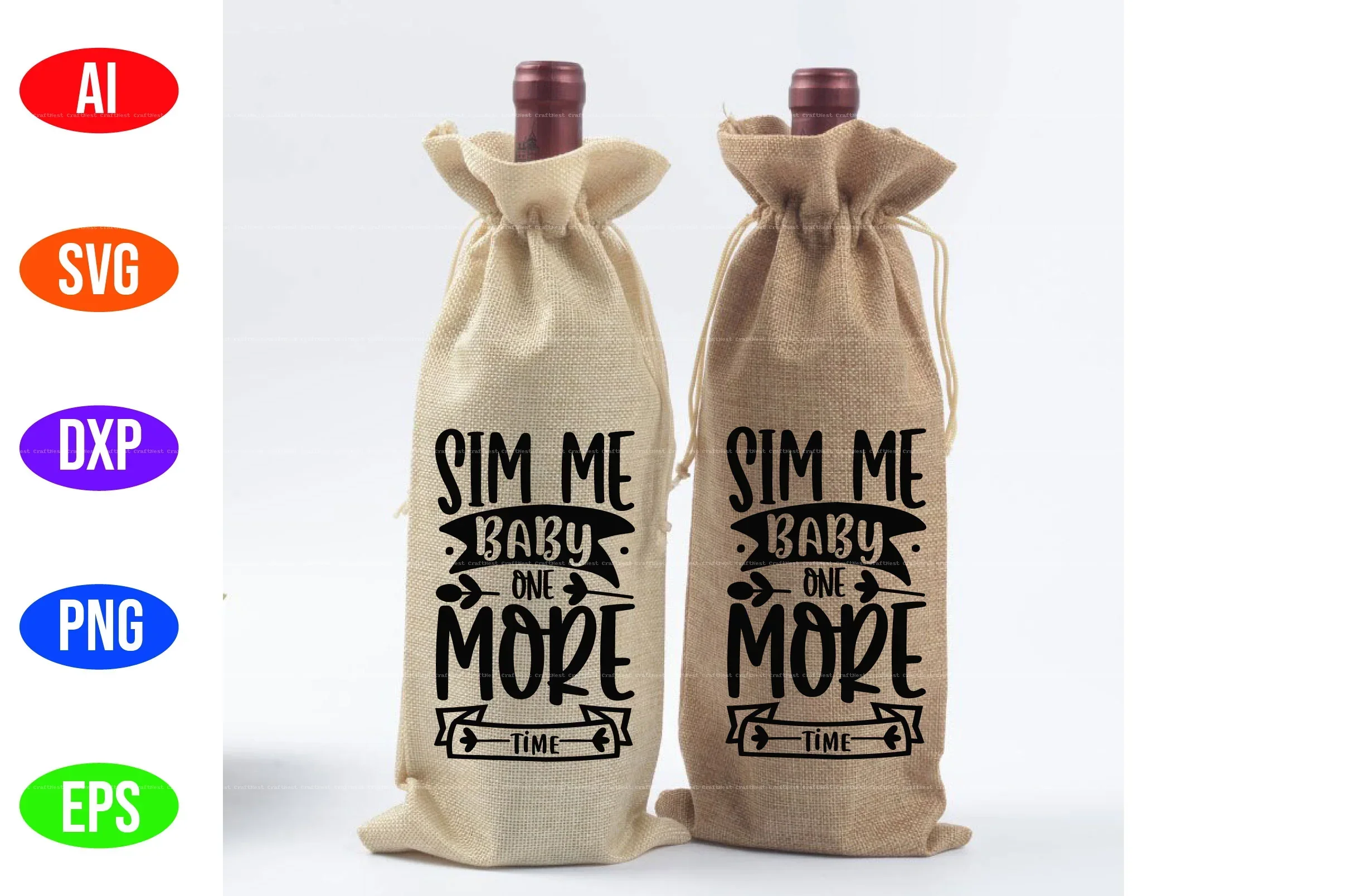 Wine Bag Design SVG Bundle - Image 10