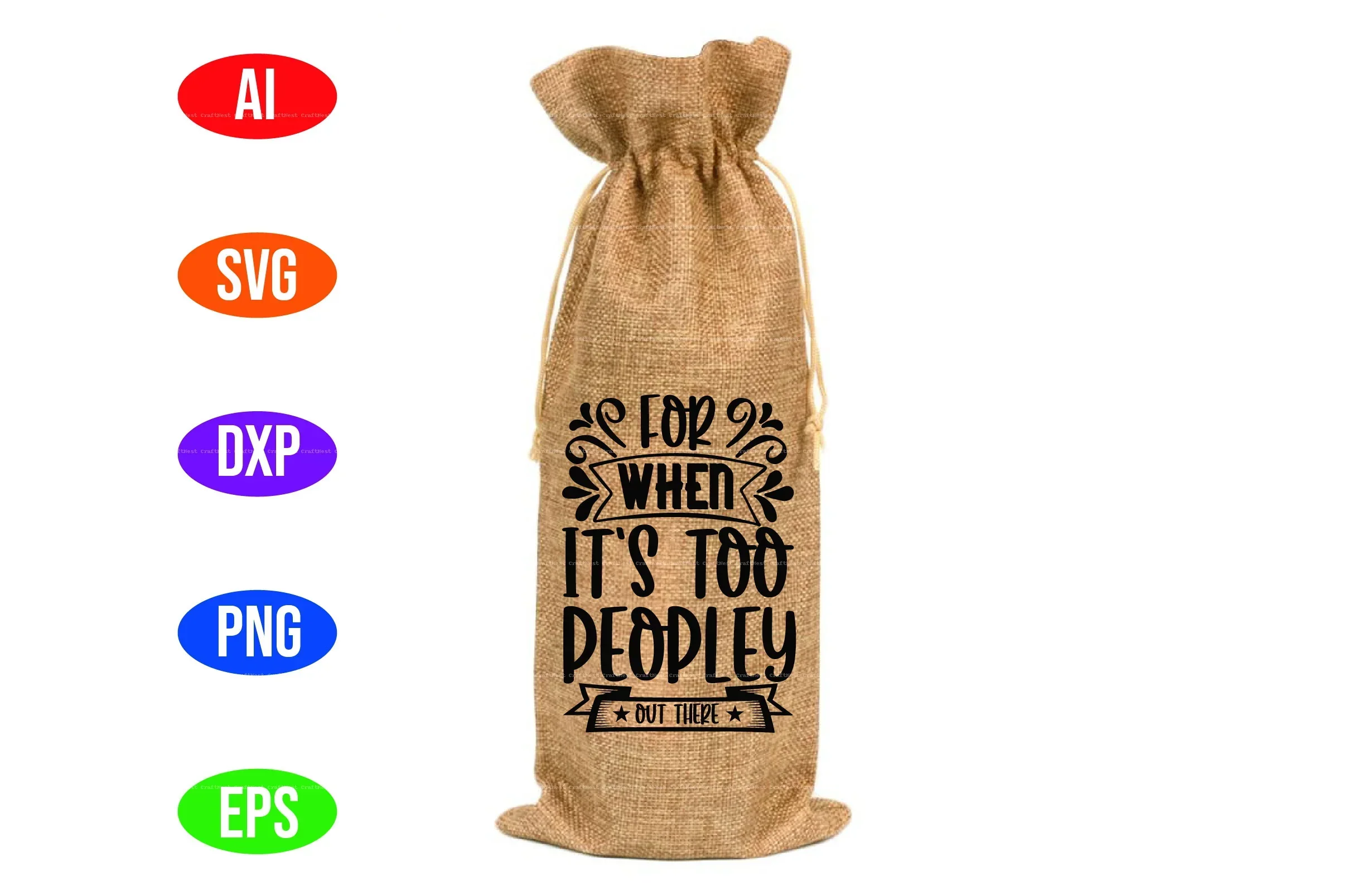 Wine Bag Design SVG Bundle - Image 12