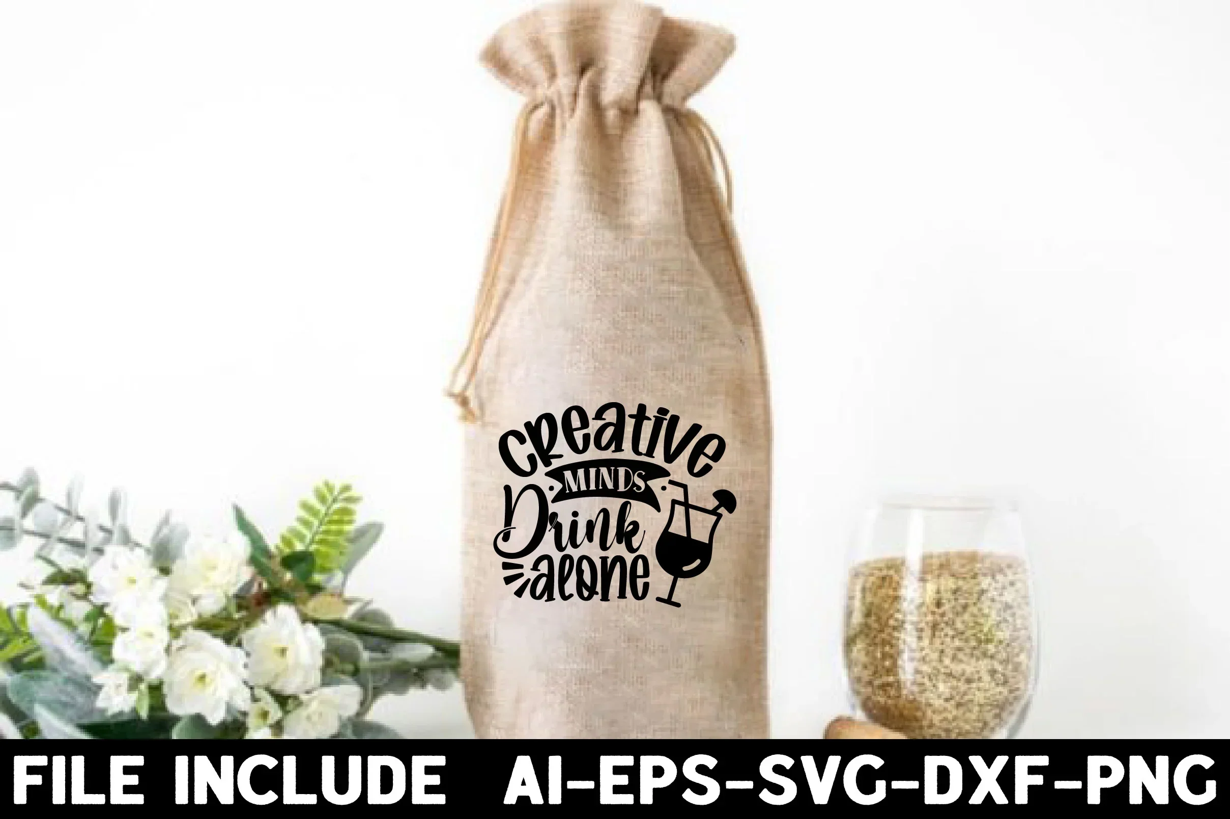 Wine Bag SVG Bundle - Image 10