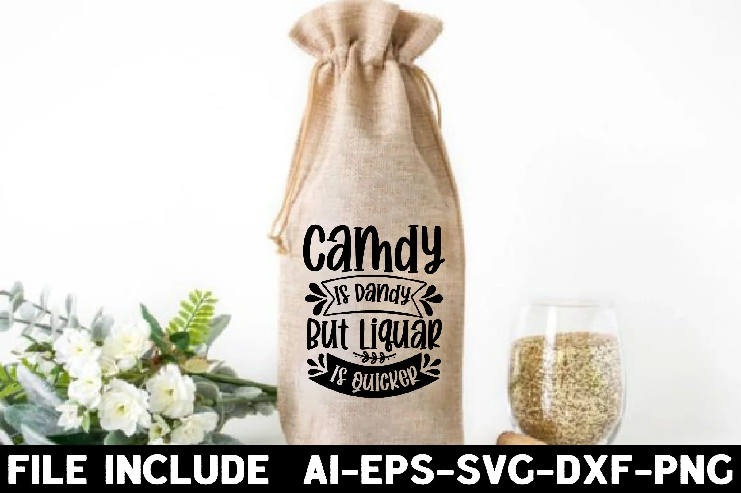 Wine Bag SVG Bundle - Image 16