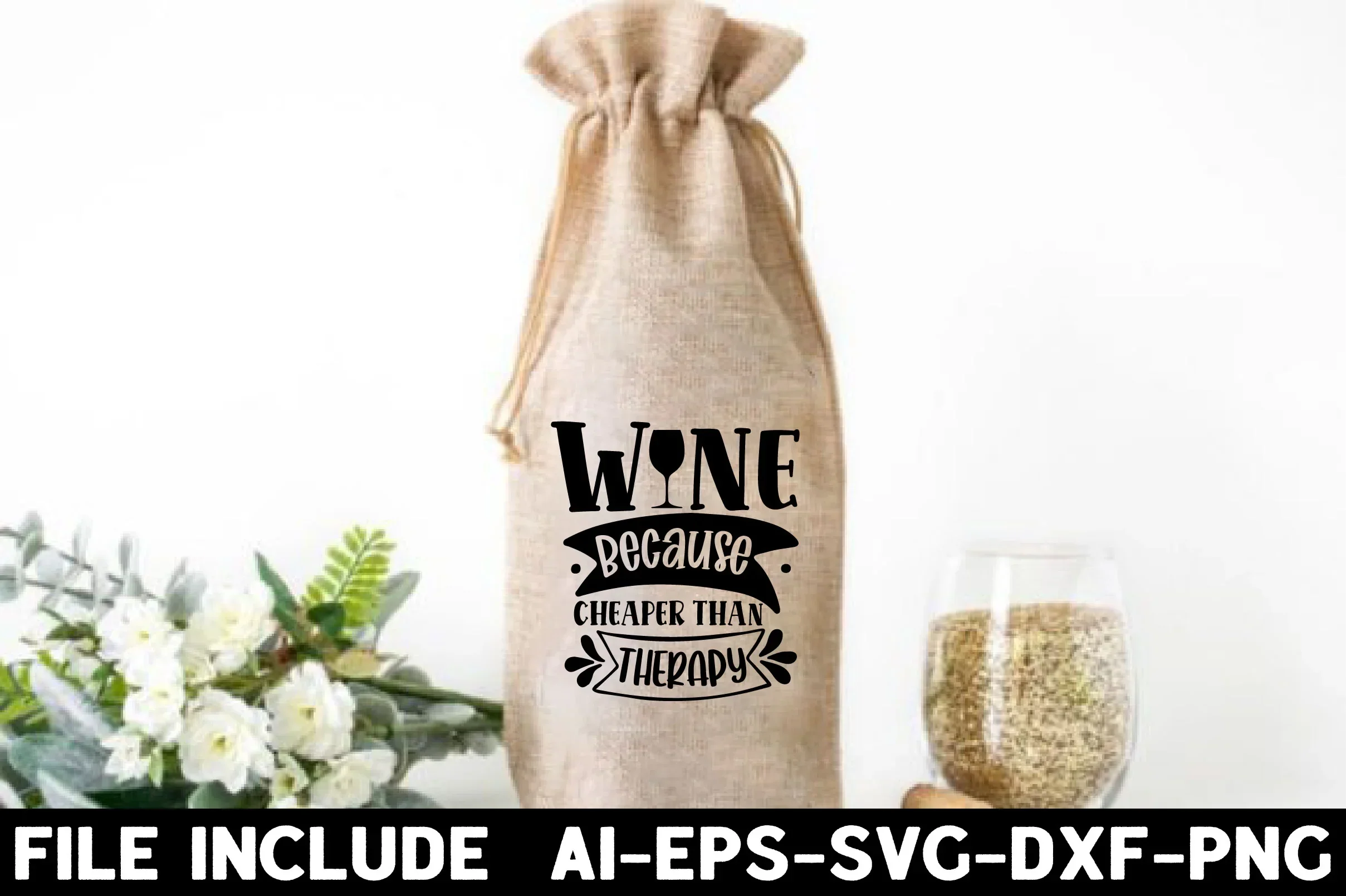 Wine Bag SVG Bundle - Image 8