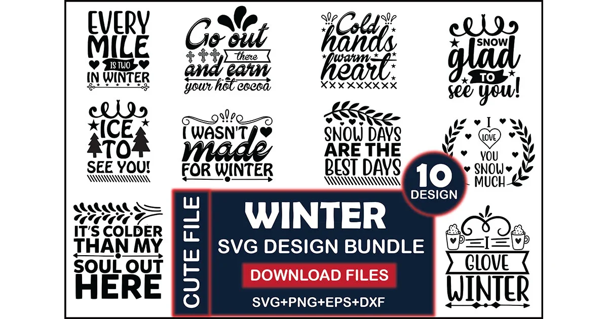 Winter SVG Bundle