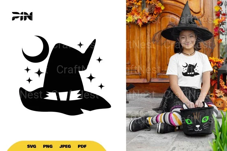 Witch Hat Halloween SVG Bundle