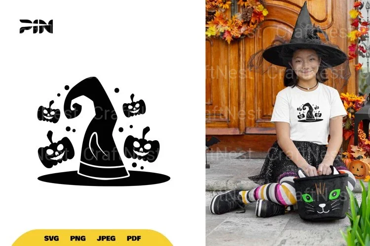 Witch Hat Halloween SVG Bundle