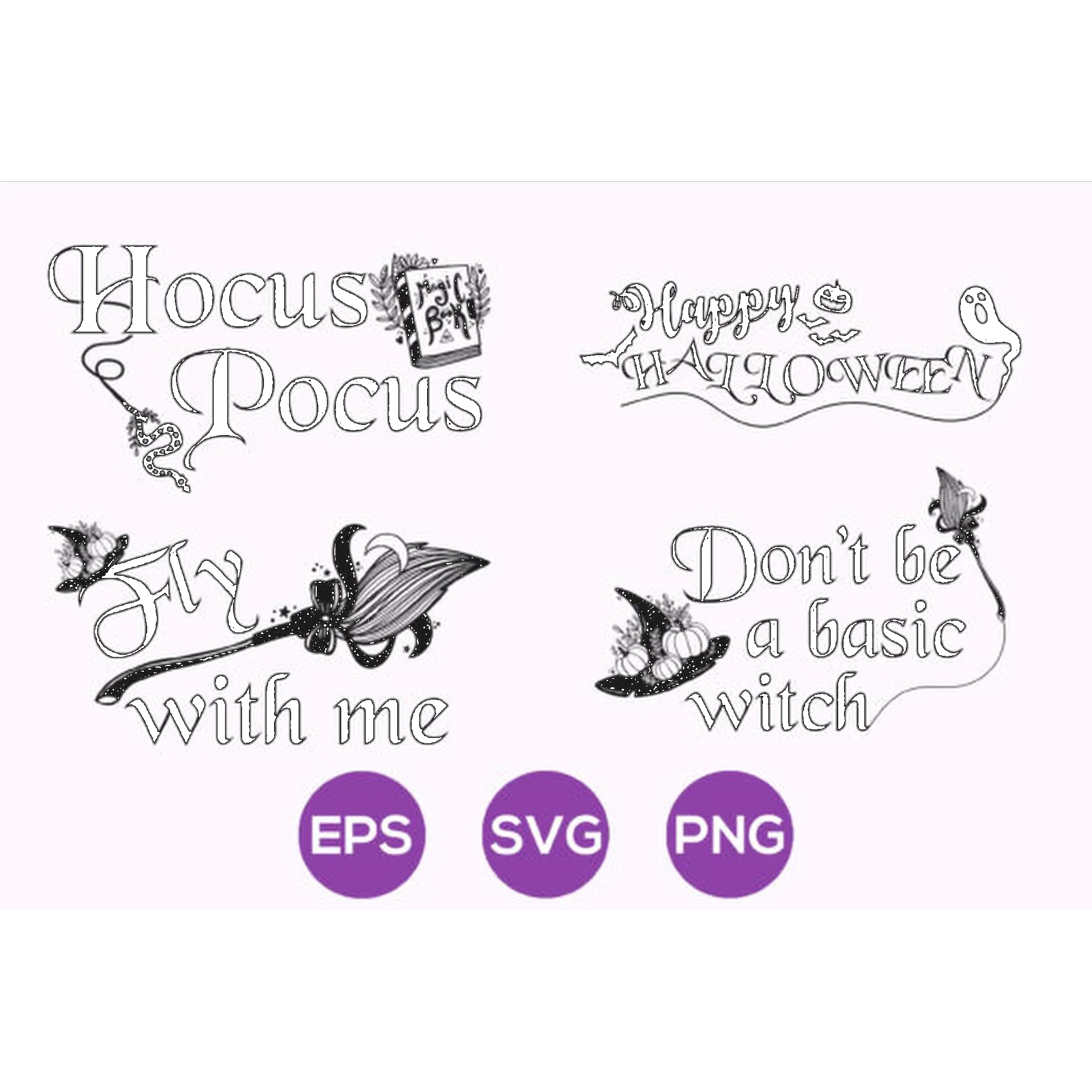 Witch Quotes SVG Bundle