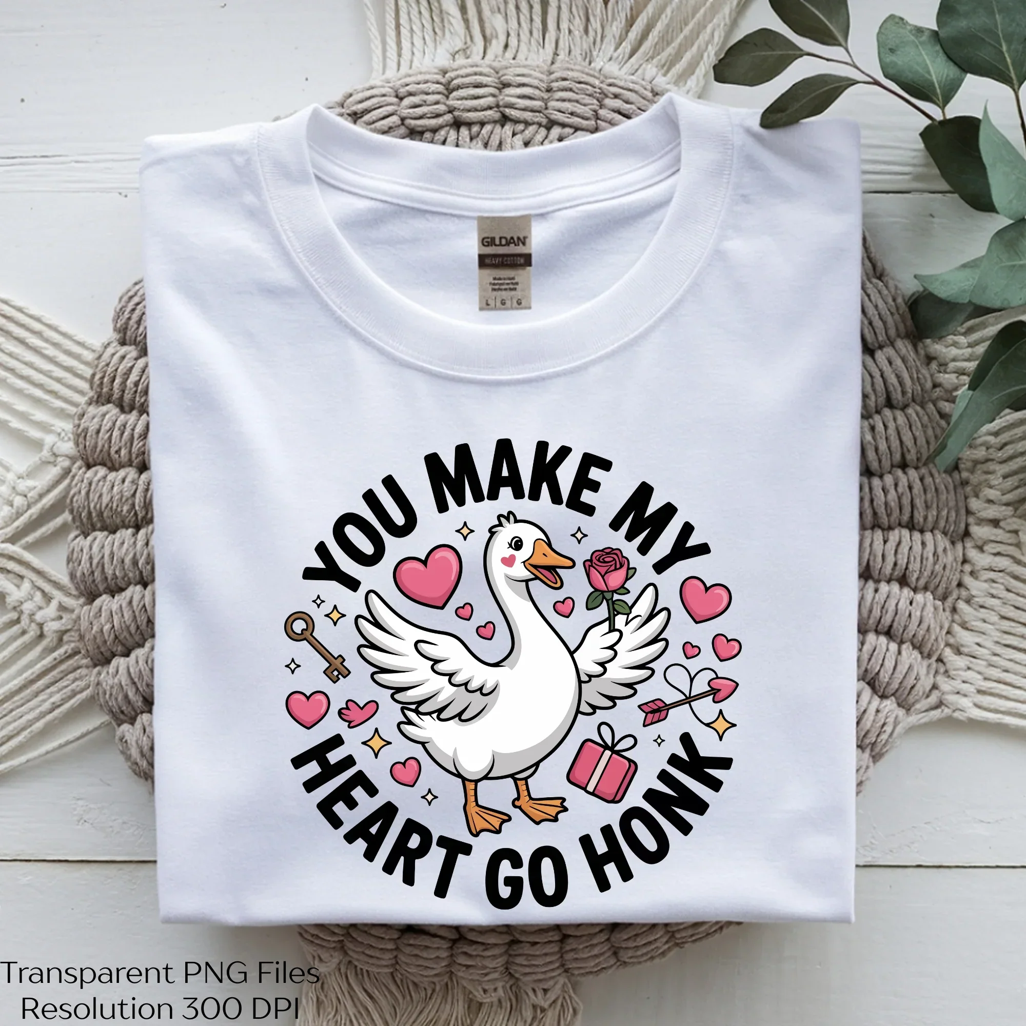 You Make My Heart Go Honk Cute Goose SVG Bundle