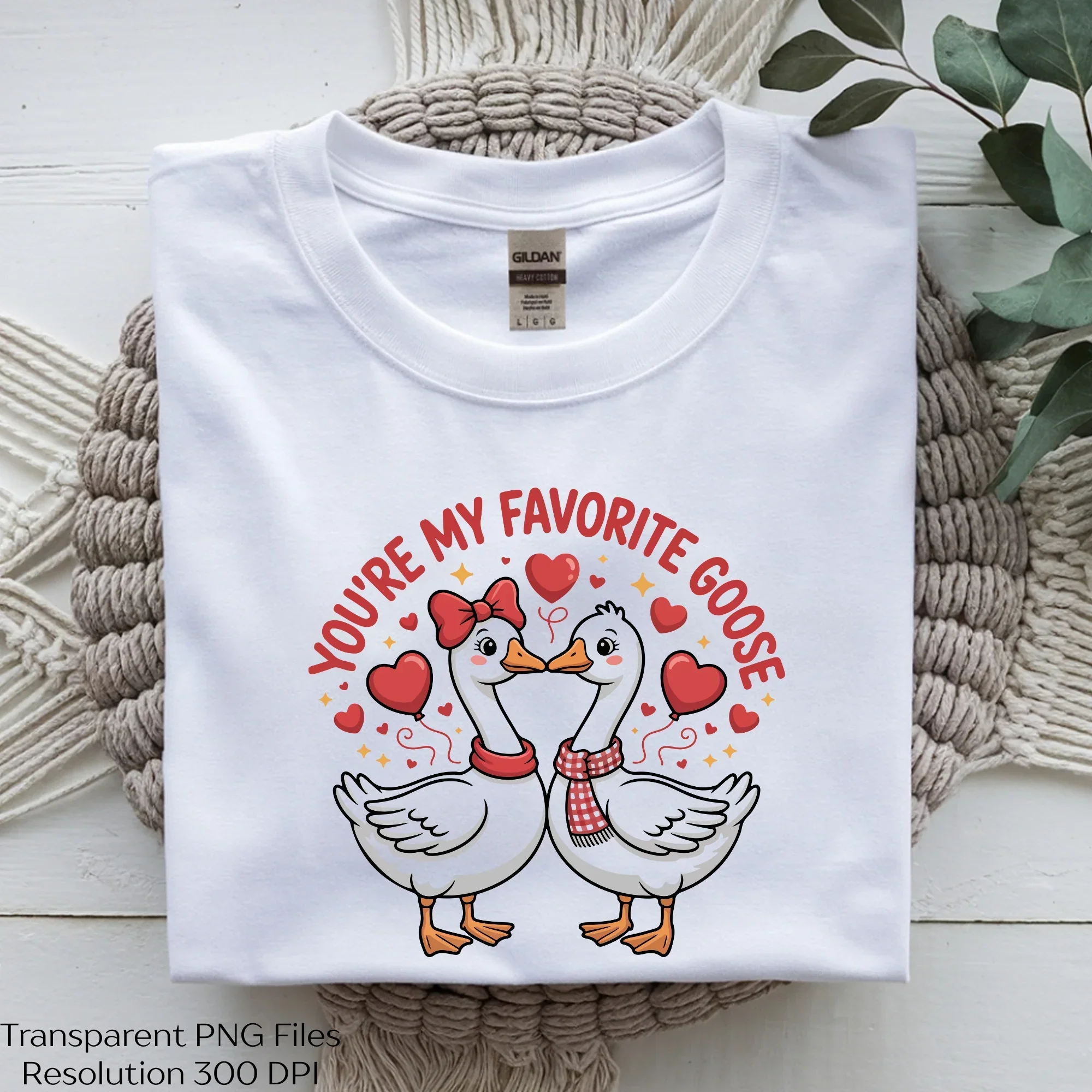 You're My Favorite Goose Valentine Clipart Bundle