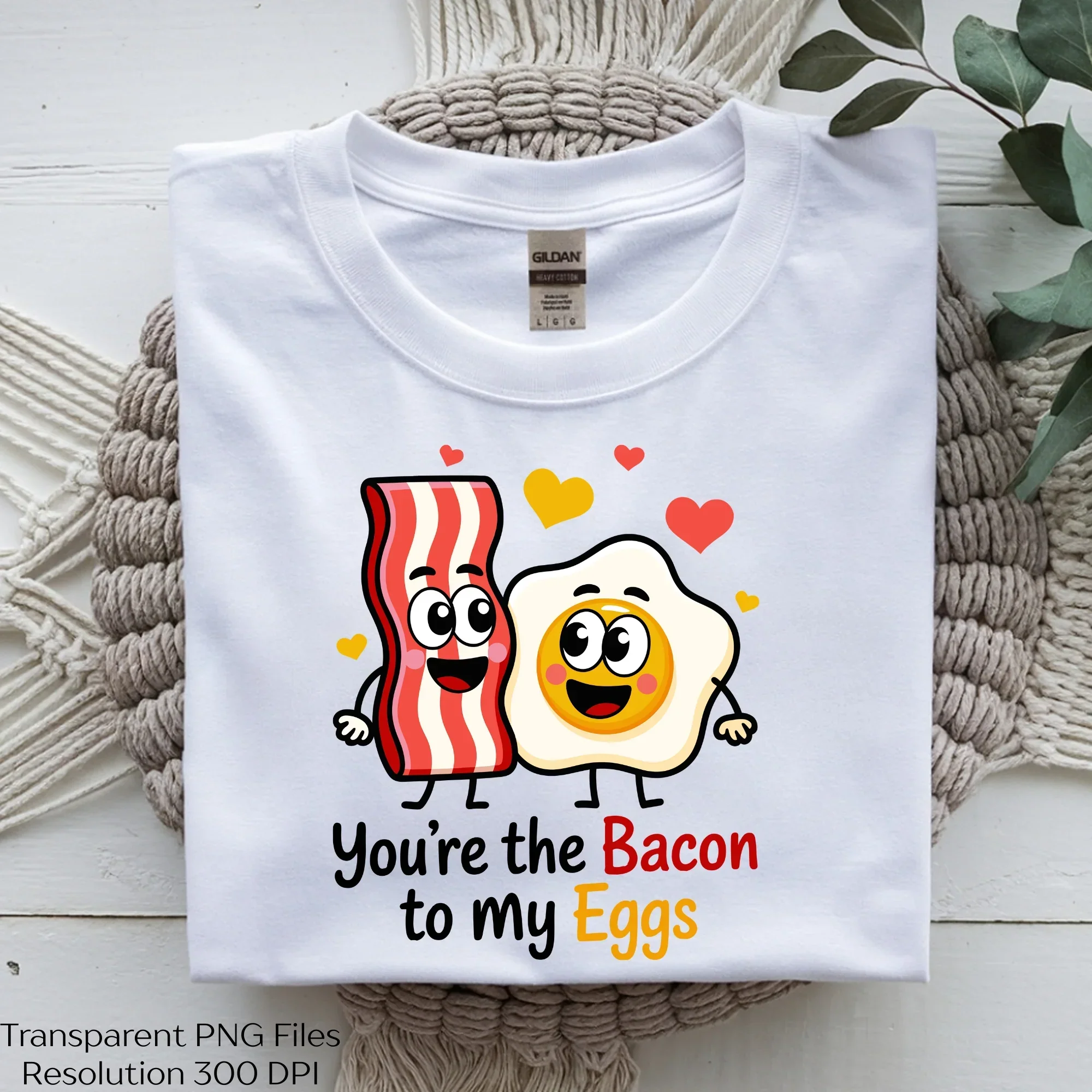 You're the Bacon to My Eggs Couple Pun SVG Bundle