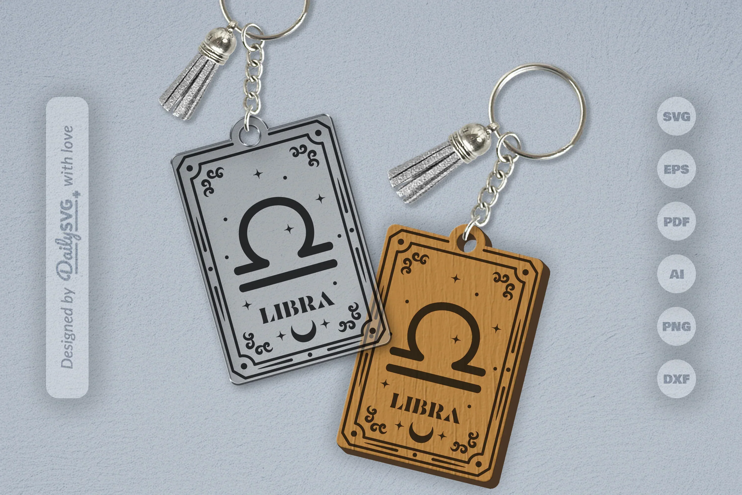 Zodiac Card Libra SVG Bundle